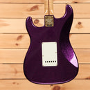 Fender Custom Shop Limited 1954 Stratocaster NOS electric guitar Aged Magenta Sparkle with single-coil pickups