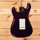 Fender Custom Shop Limited 1954 Stratocaster electric guitar Aged Magenta Sparkle with white pickguard