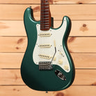 Fender Custom Shop 1958 Stratocaster Journeyman Relic electric guitar Aged Sherwood Green Metallic with three single-coil pickups