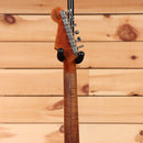Fender Custom Shop 1958 Stratocaster Journeyman Relic electric guitar Aged Sherwood Green Metallic with chrome tuning machines