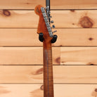 Fender Custom Shop 1958 Stratocaster Journeyman Relic electric guitar Aged Sherwood Green Metallic with chrome tuning machines