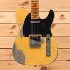 Fender Custom Shop 1952 Telecaster Super Heavy Relic electric guitar Nocaster Blonde with single-coil pickups