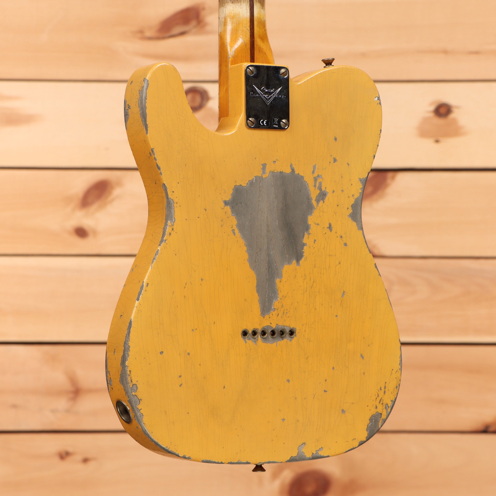 Fender Custom Shop 1952 Telecaster Super Heavy Relic electric guitar Nocaster Blonde with single-coil pickups