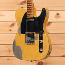 Fender Custom Shop 1952 Telecaster Super Heavy Relic electric guitar Nocaster Blonde with single-coil pickups