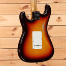 Fender Custom Shop 1958 Stratocaster Relic electric guitar Faded Aged Chocolate 3-Tone Sunburst with white pickguard