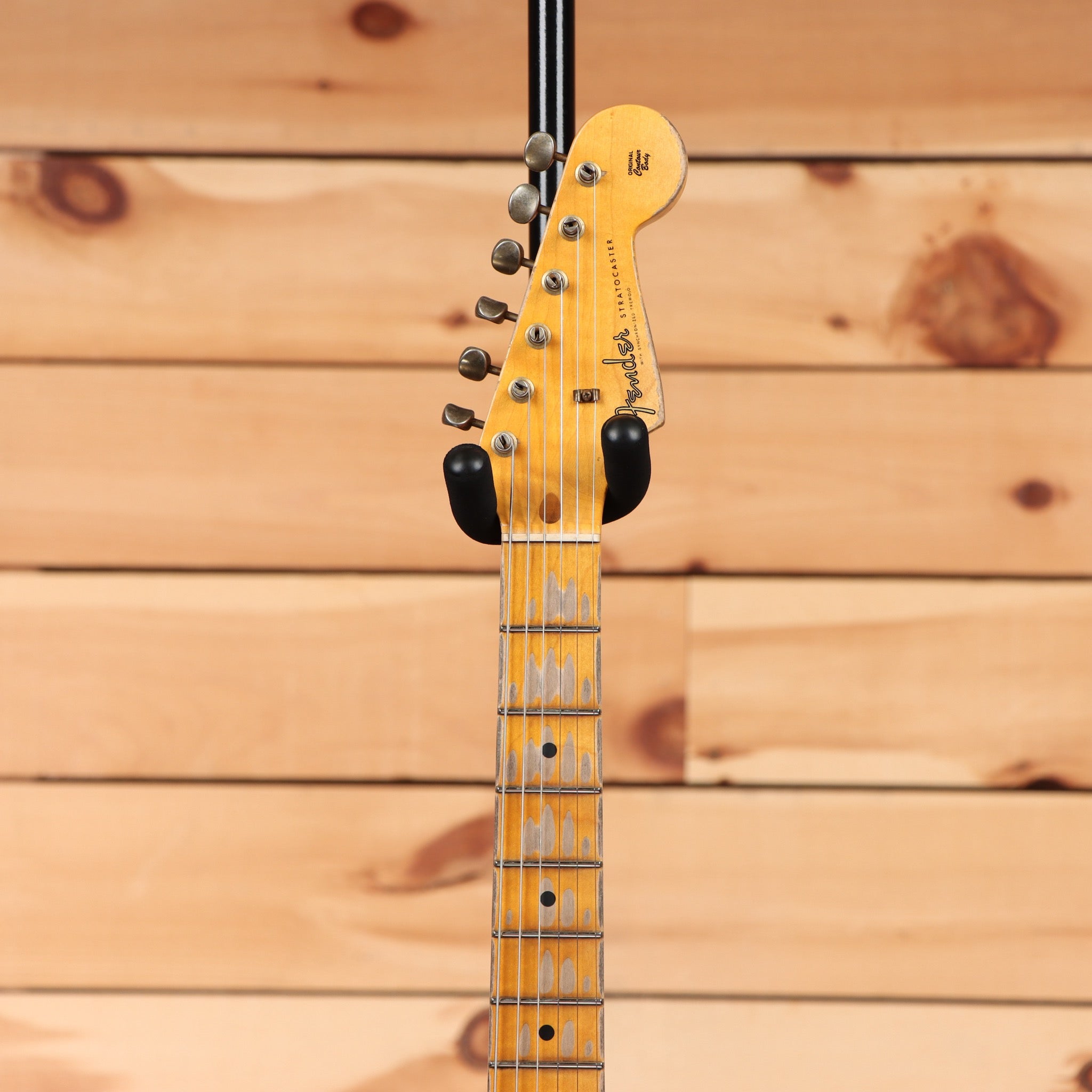 Fender Custom Shop Limited 1958 Stratocaster electric guitar heavy relic super faded Taos Turquoise with maple neck