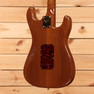 Fender Custom Shop Artisan Stratocaster electric guitar aged natural maple burl with tortoiseshell pickguard
