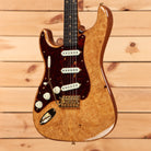 Fender Custom Shop Artisan Stratocaster electric guitar Aged Natural maple burl with tortoiseshell pickguard