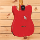 Fender Custom Shop 1963 Telecaster Relic electric guitar Aged Fiesta Red with single-coil pickups