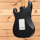 Fender Custom Shop Limited 1965 Stratocaster Journeyman Relic electric guitar Aged Charcoal Frost Metallic with white pickguard