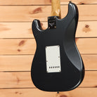 Fender Custom Shop Limited 1965 Stratocaster Journeyman Relic electric guitar Aged Charcoal Frost Metallic with white pickguard