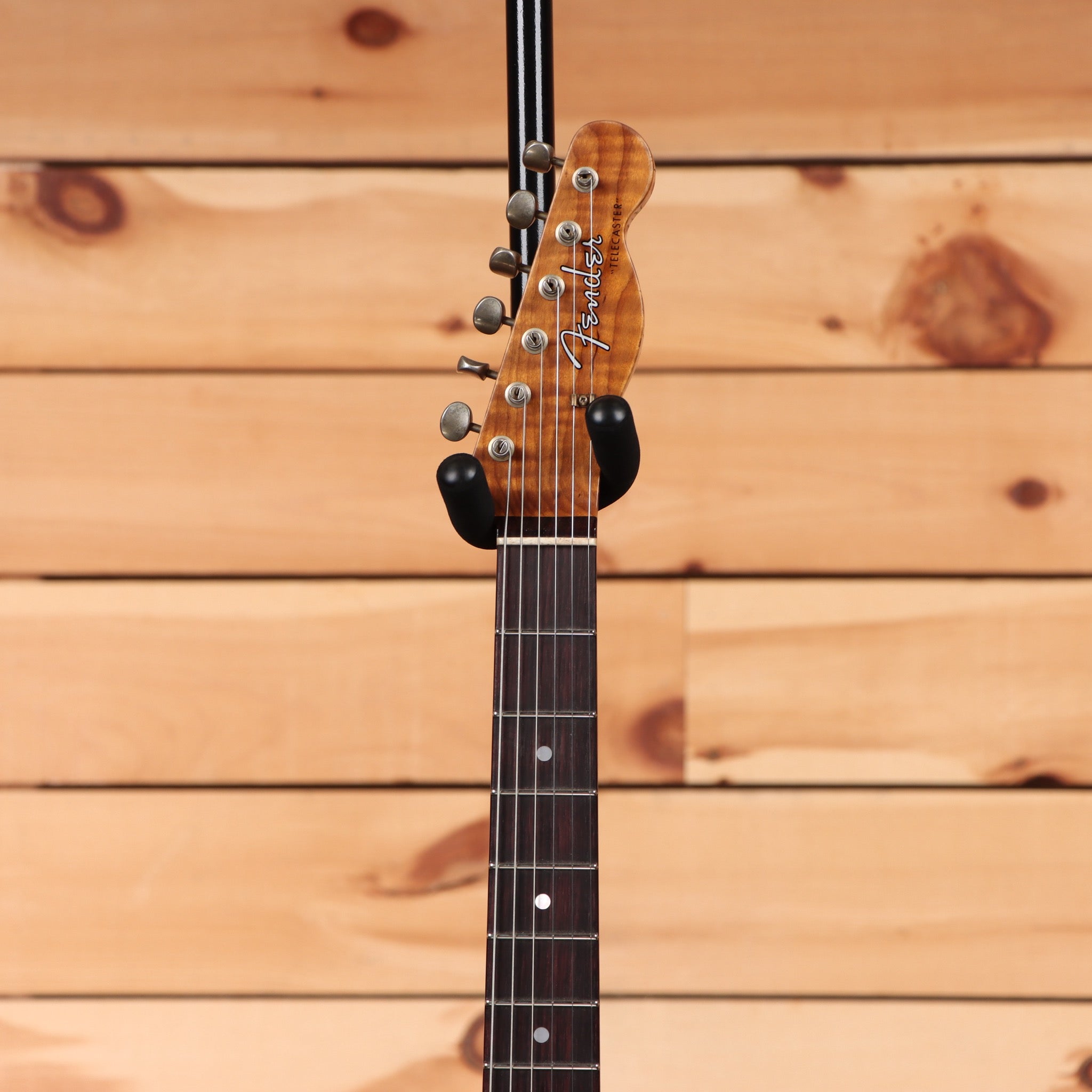Fender Custom Shop Limited Hotshot Texas Telecaster Journeyman Relic electric guitar Lake Placid Blue with maple neck