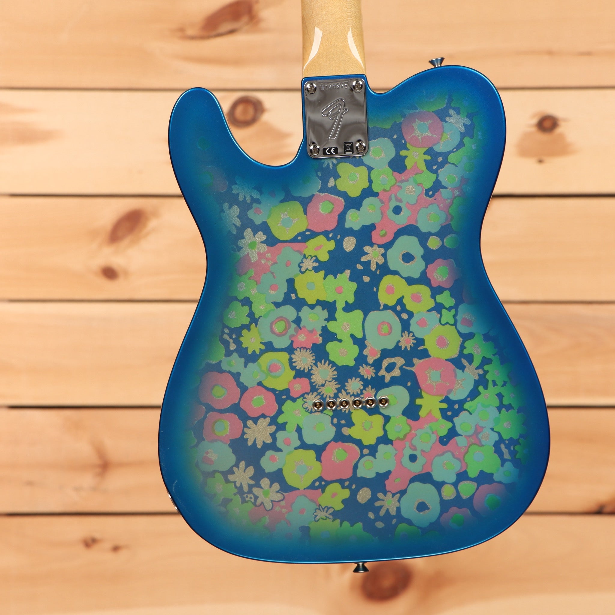 Blue Telecaster Custom Fender Custom Shop Vintage Custom 1968 Blue Flower Telecaster NOS - Ag ...