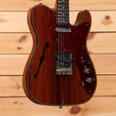 Fender Custom Shop Artisan Coco Thinline Telecaster semi-hollow electric guitar aged natural with f-hole and dark pickguard