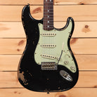 Fender Custom Shop Michael Landau 1968 Stratocaster Relic electric guitar aged black with mint green pickguard