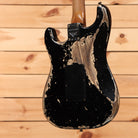 Fender Custom Shop Limited Poblano Stratocaster electric guitar aged black super heavy relic finish