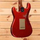 Fender Custom Shop Limited Roasted 1956 Stratocaster Relic electric guitar Aged Candy Tangerine with single-coil pickups