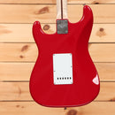 Fender Custom Shop Limited Todd Krause Masterbuilt Eric Clapton Stratocaster electric guitar Torino Red with white pickguard