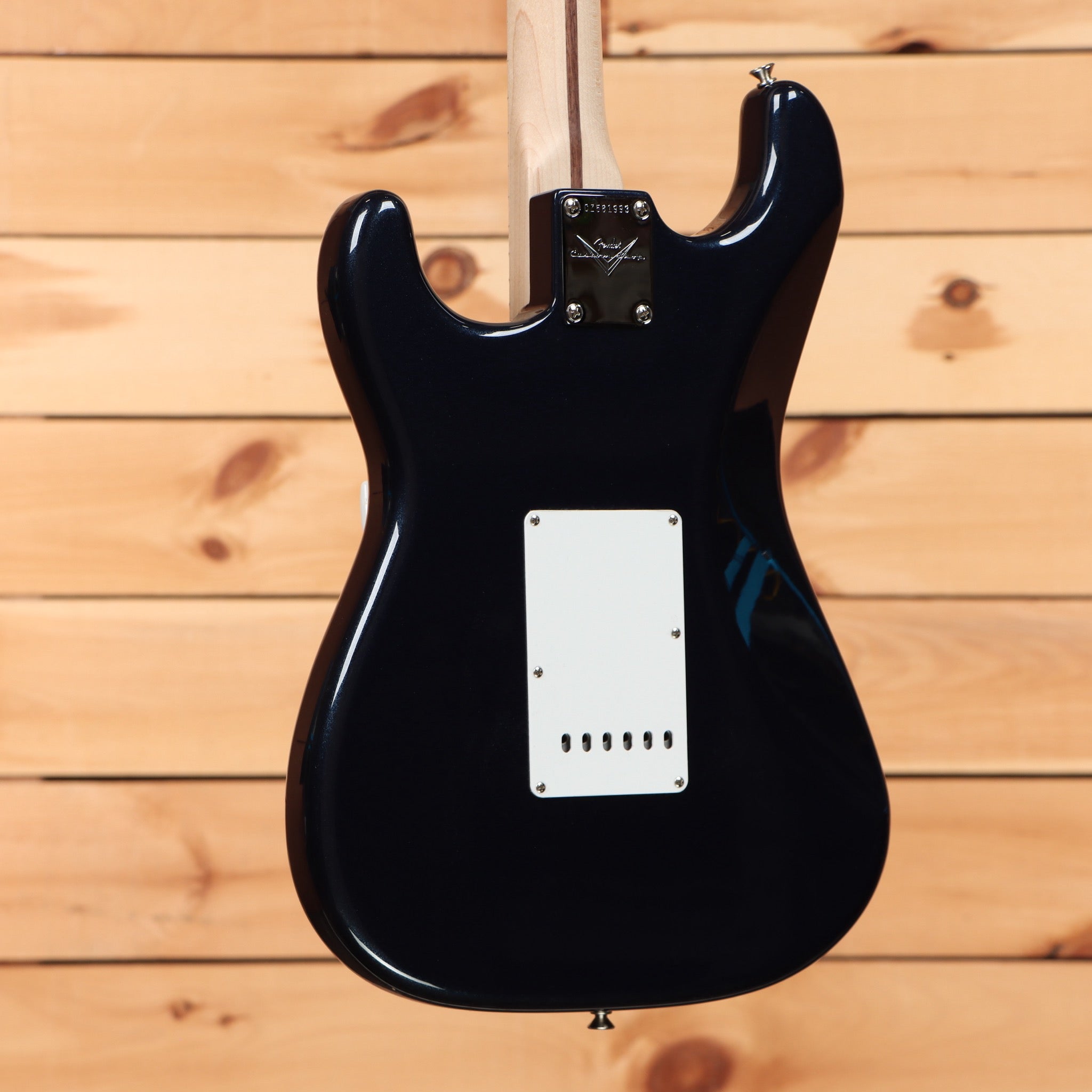 Fender Custom Shop Limited Todd Krause Masterbuilt Eric Clapton Midnight Blue electric Stratocaster with white pickguard