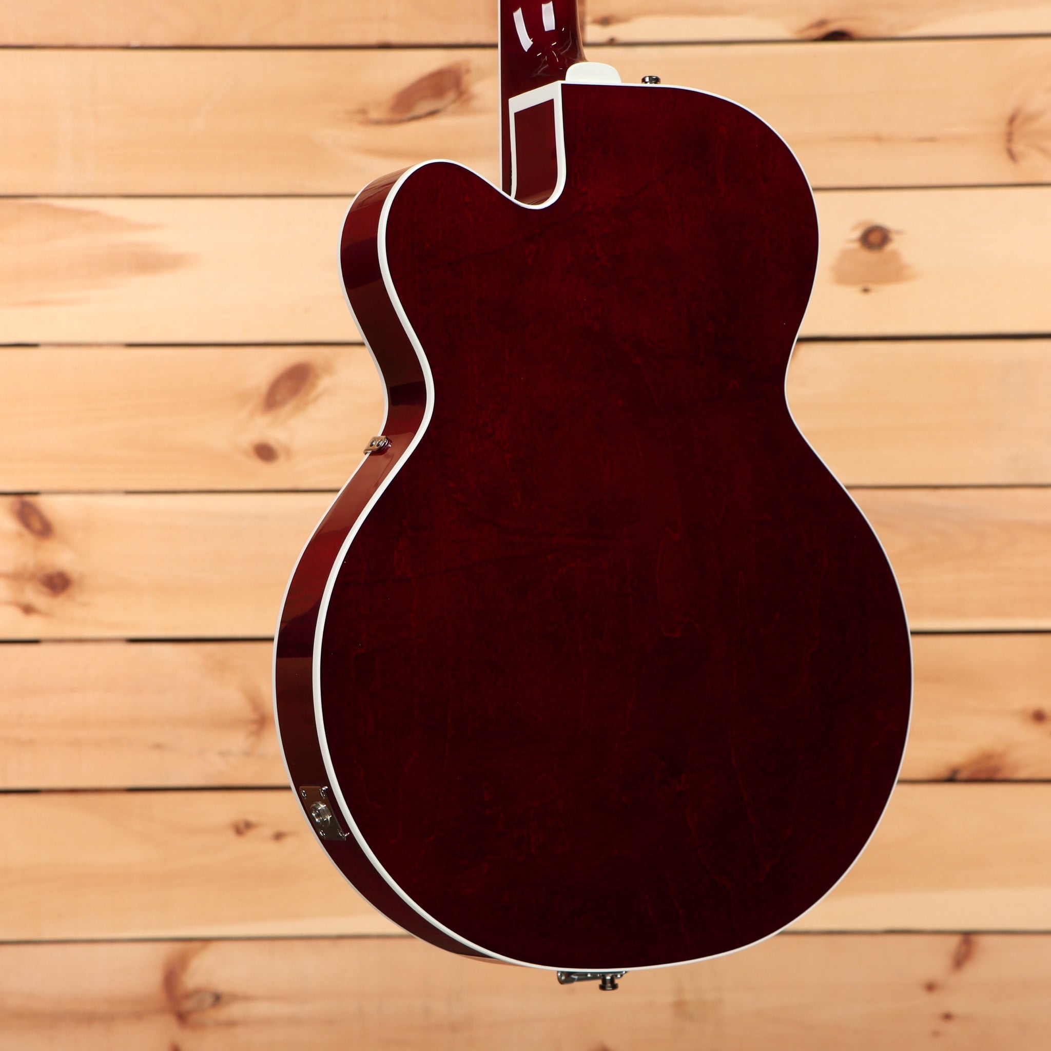 Gretsch Tennessean hollow-body electric guitar deep cherry stain with Bigsby tremolo and white binding