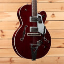 Gretsch Tennessean semi-hollow body electric guitar deep cherry stain with Bigsby tremolo and dual humbuckers