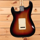 Fender Limited 60th Anniversary Stratocaster electric guitar 3-Color Sunburst with tremolo back plate and maple neck
