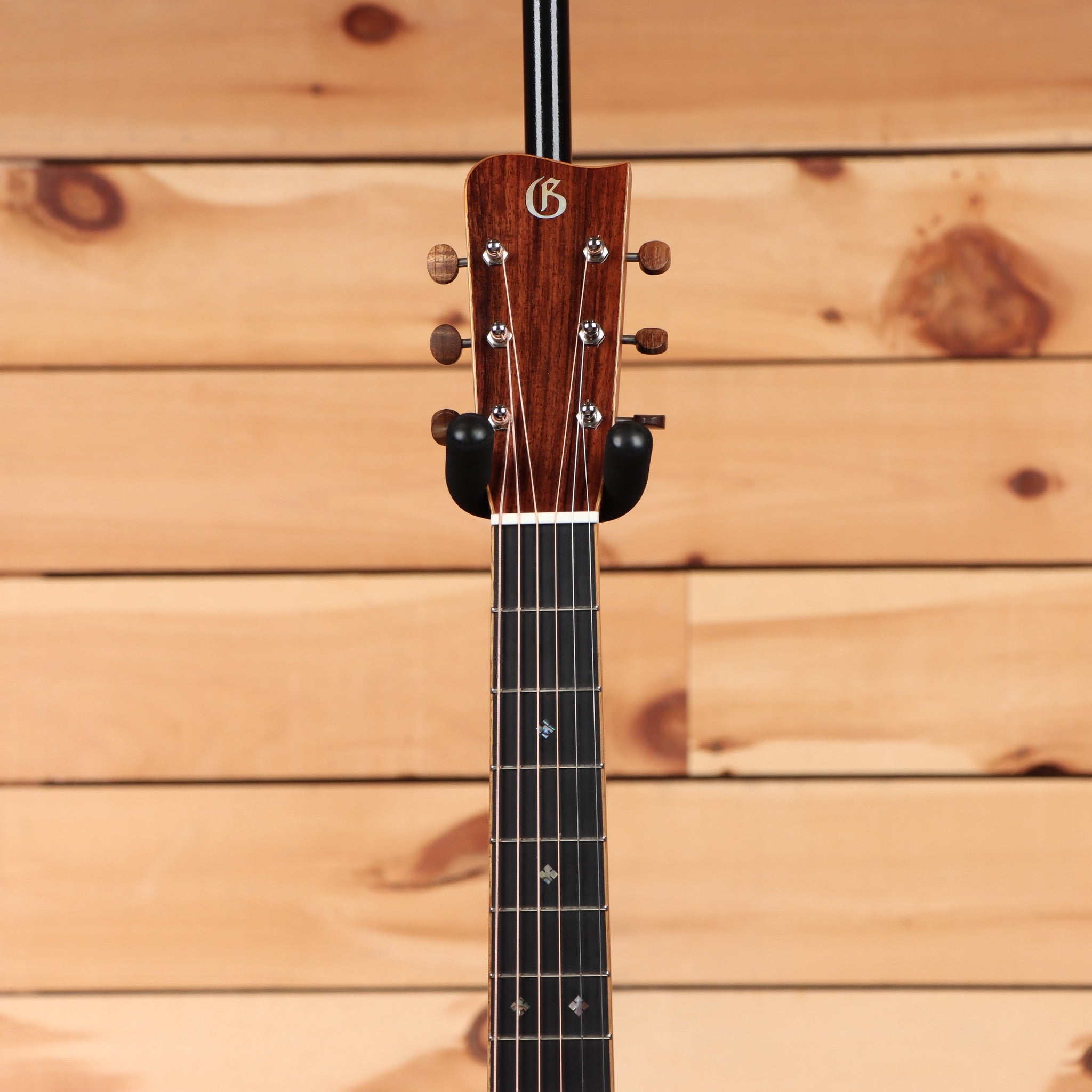 Gallagher G70 Custom acoustic guitar Sunburst finish with rosewood fretboard and black headstock veneer
