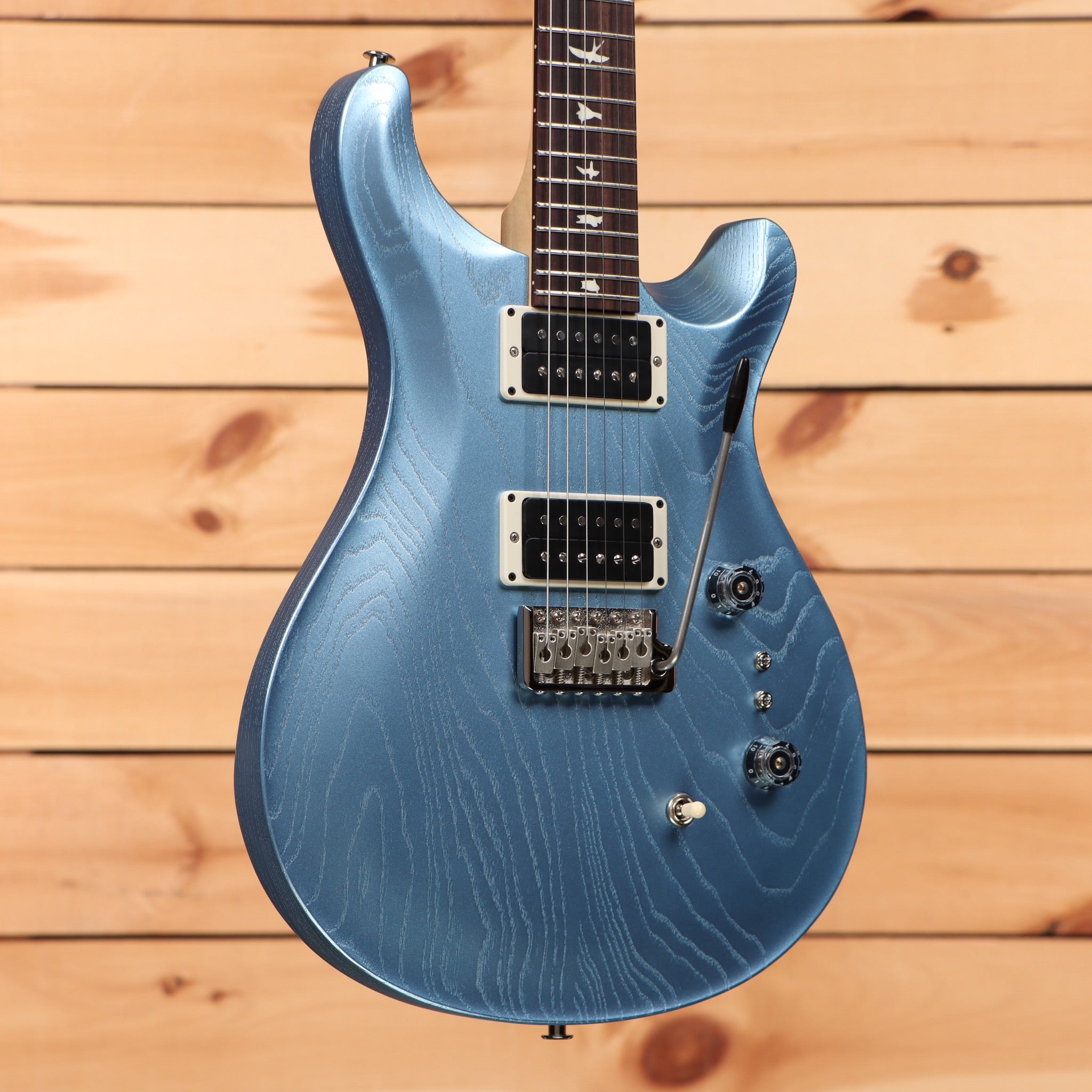 Paul Reed Smith Limited CE 2408 electric guitar Frost Blue Metallic with dual humbucker pickups