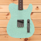 Fender Custom Shop Jason Smith Masterbuilt 60s Esquire electric guitar Seafoam Green Sparkle with single-coil pickups