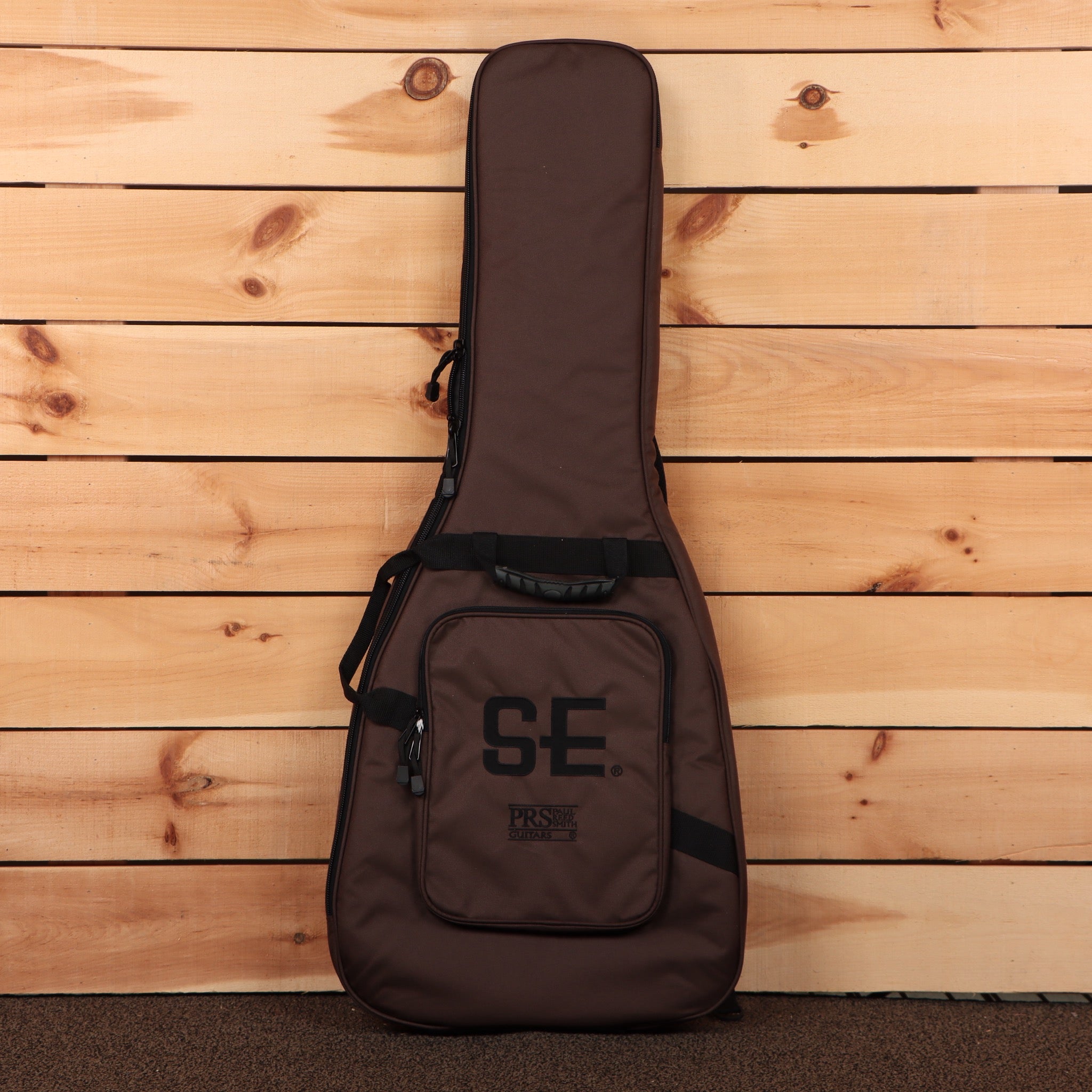 Paul Reed Smith SE Custom 24 guitar case brown with SE logo pocket