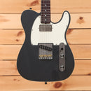 Fender Custom Shop American Custom Telecaster electric guitar Aged Charcoal Frost Metallic with white pickguard