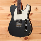 Fender Custom Shop American Custom Telecaster electric guitar Aged Charcoal Frost Metallic with white pickguard