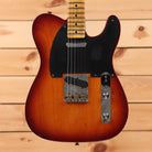 Fender Custom Shop 1954 Telecaster Journeyman Relic electric guitar Violin Burst with maple neck and single-coil pickup