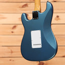 Fender Custom Shop Limited '64 L Series Stratocaster electric guitar Lake Placid Blue with single-coil pickups and maple neck