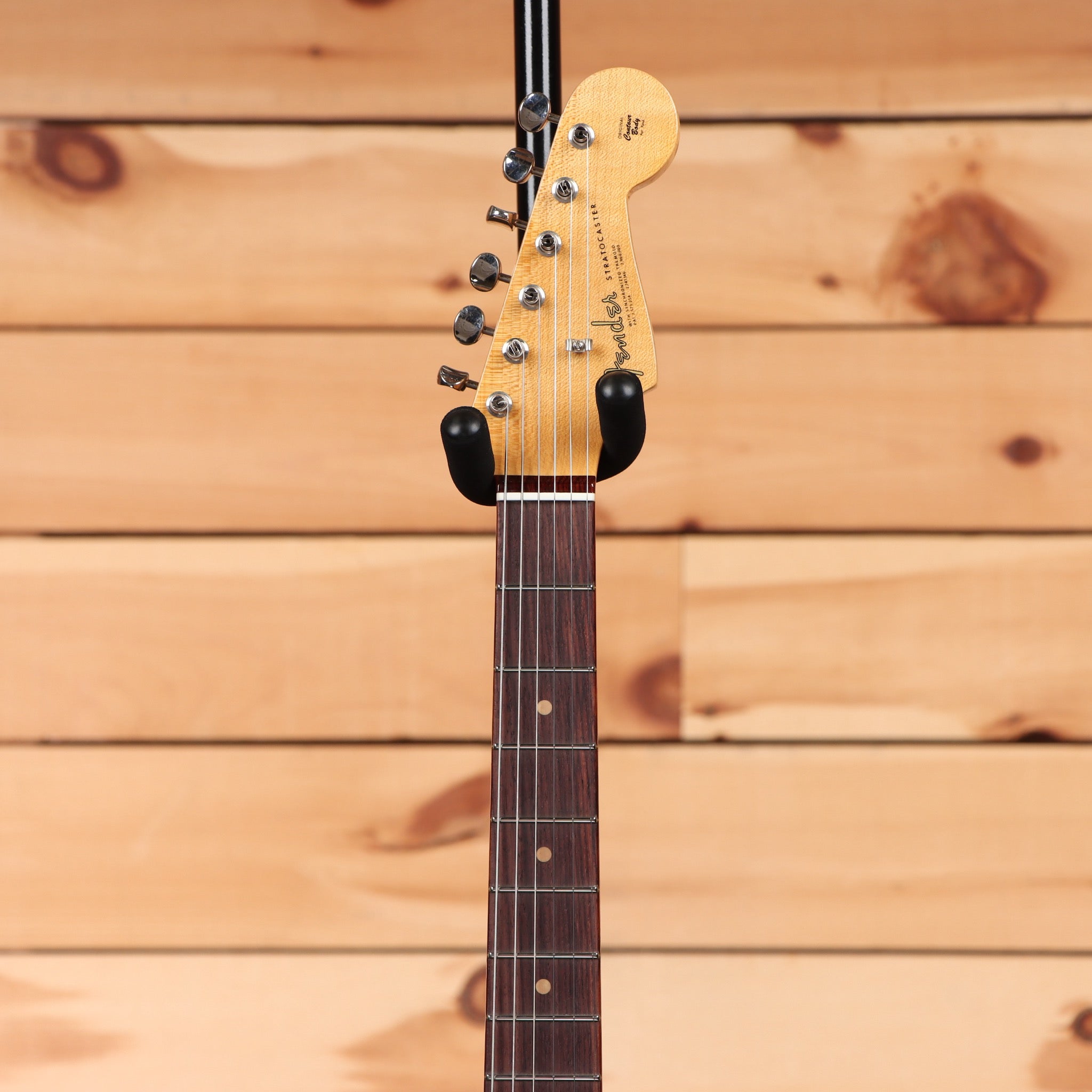 Fender Custom Shop Limited '64 L-Series Stratocaster electric guitar Lake Placid Blue relic aged with single-coil pickups