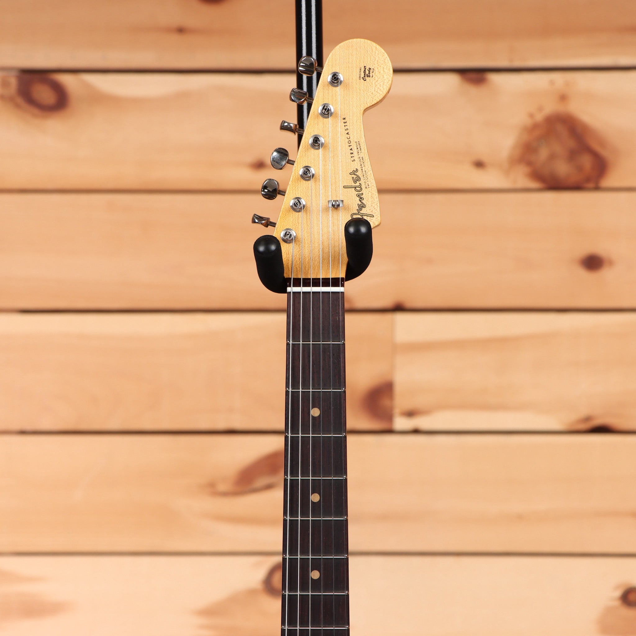 Fender Custom Shop Limited '64 L-Series Stratocaster electric guitar Olympic White relic aged maple neck