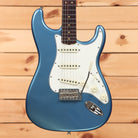 Fender Custom Shop Limited 1964 L-Series Stratocaster electric guitar Lake Placid Blue aged finish white pickguard single-coil pickups