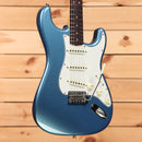 Fender Custom Shop Limited 1964 L-Series Stratocaster electric guitar Lake Placid Blue aged finish with white pickguard and single-coil pickups