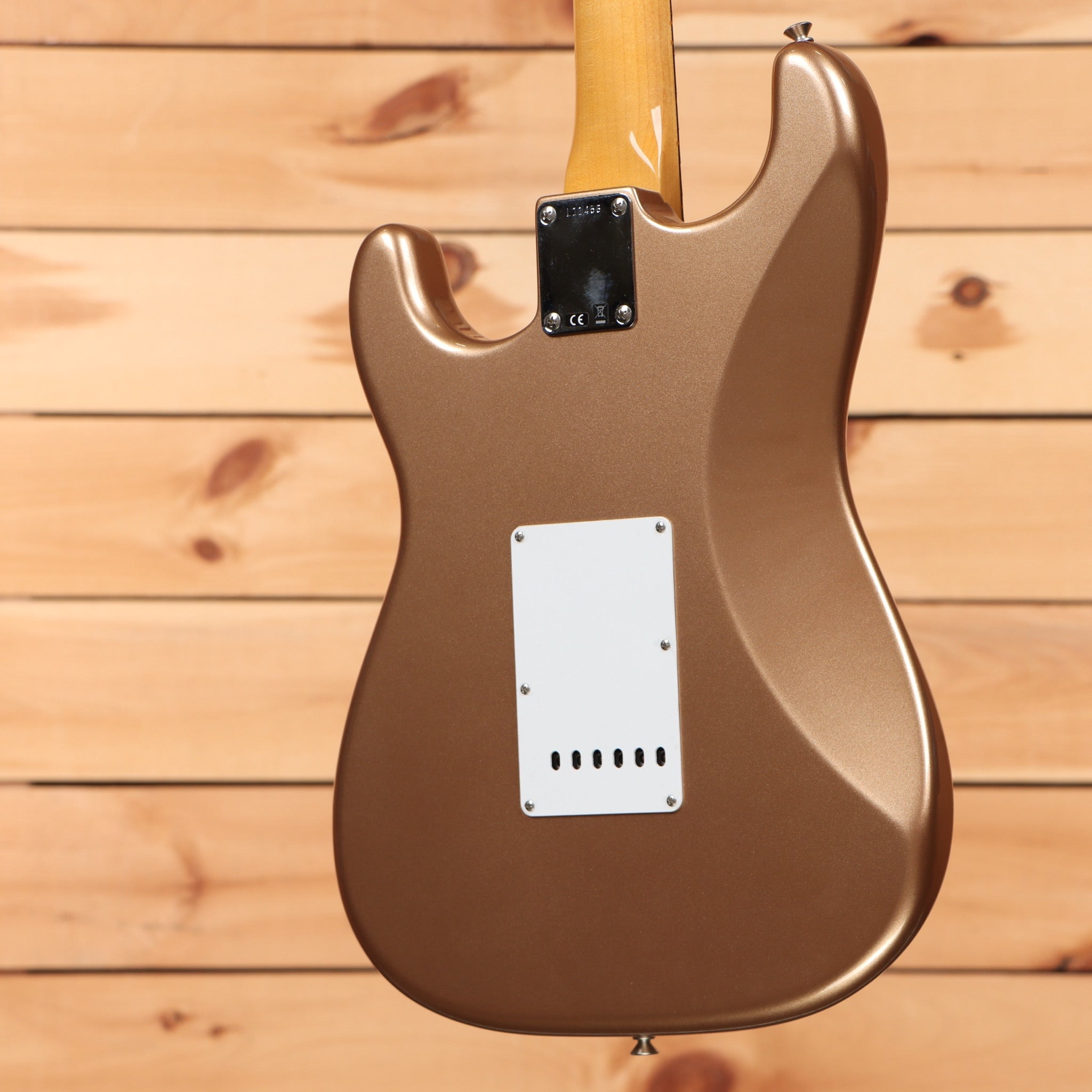 Fender Custom Shop Limited 1964 L-Series Stratocaster electric guitar Aged Firemist Gold with single-coil pickups