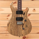 Paul Reed Smith SE Custom 24 electric guitar burled ash natural finish with dual humbucker pickups