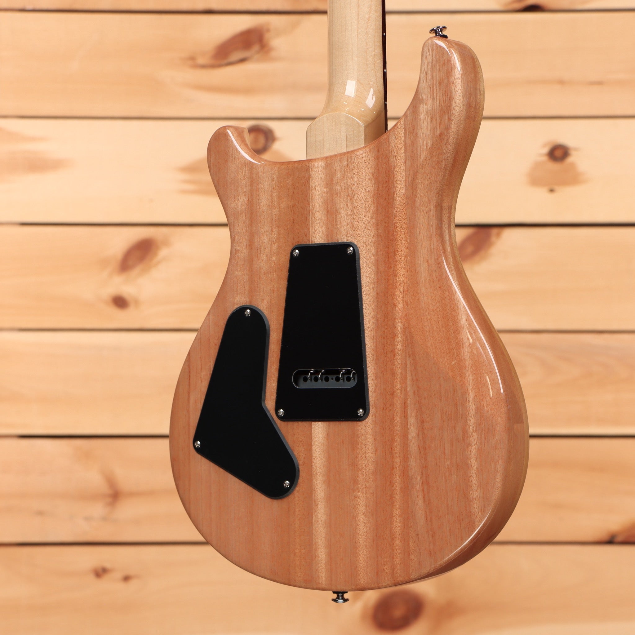 Paul Reed Smith SE Custom 24 electric guitar natural burled ash finish with humbucker pickups
