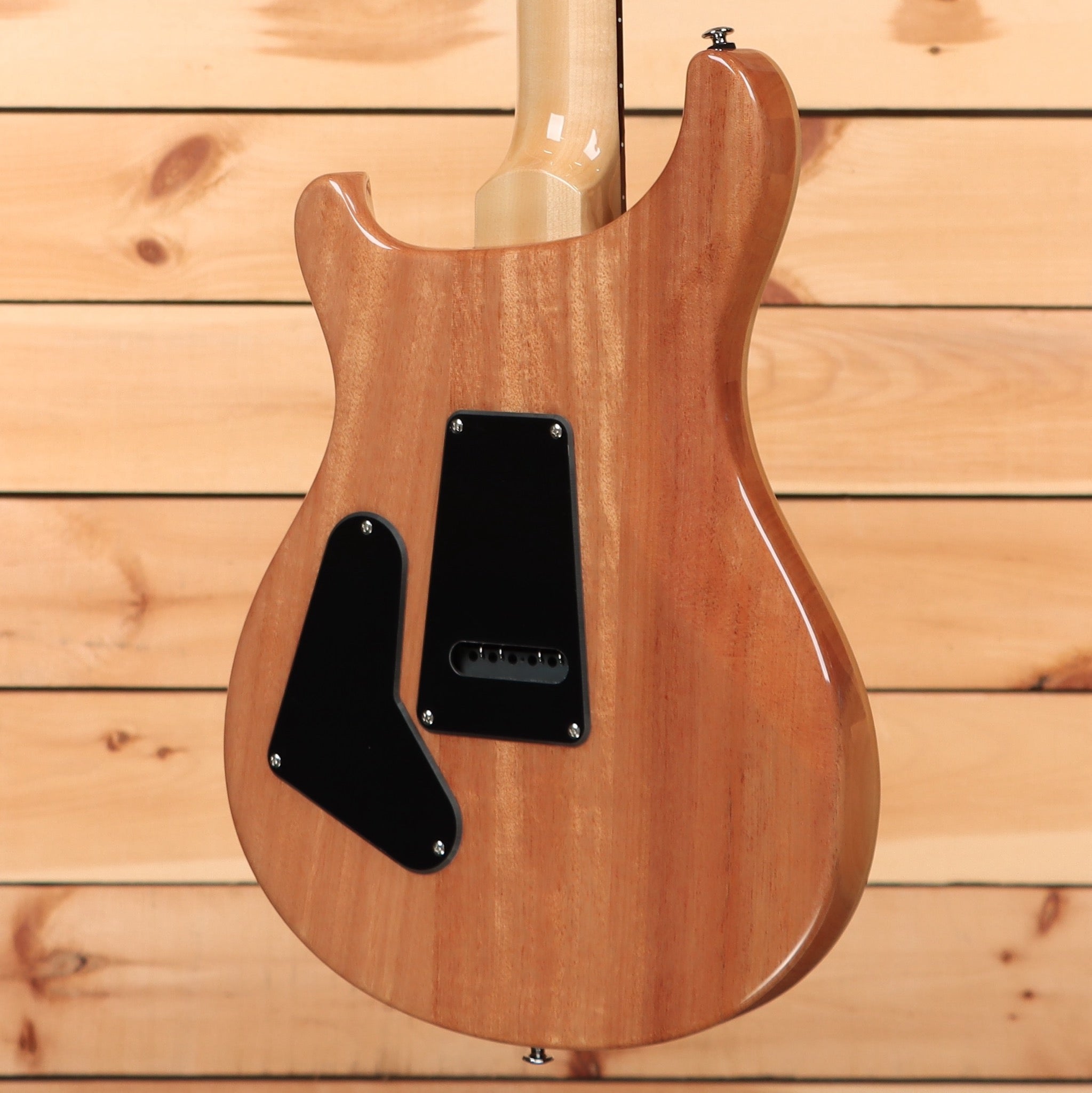 Paul Reed Smith SE Custom 24 electric guitar burled ash finish with dual humbucker pickups