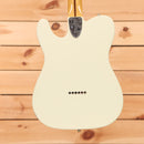 Pre-owned Fender American Vintage II 1977 Telecaster Custom electric guitar Olympic White with six-hole pickguard