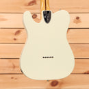 Fender American Vintage II 1977 Telecaster Custom electric guitar Olympic White pre-owned with six-saddle bridge