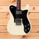 Fender American Vintage II 1977 Telecaster Custom electric guitar Olympic White pre-owned with black pickguard