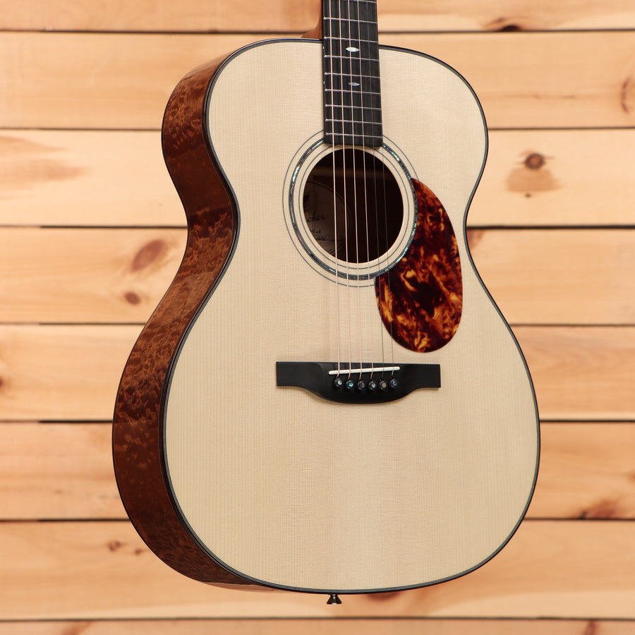 Boucher Limited 20th Anniversary LESG241M dreadnought acoustic guitar natural finish with tortoiseshell pickguard