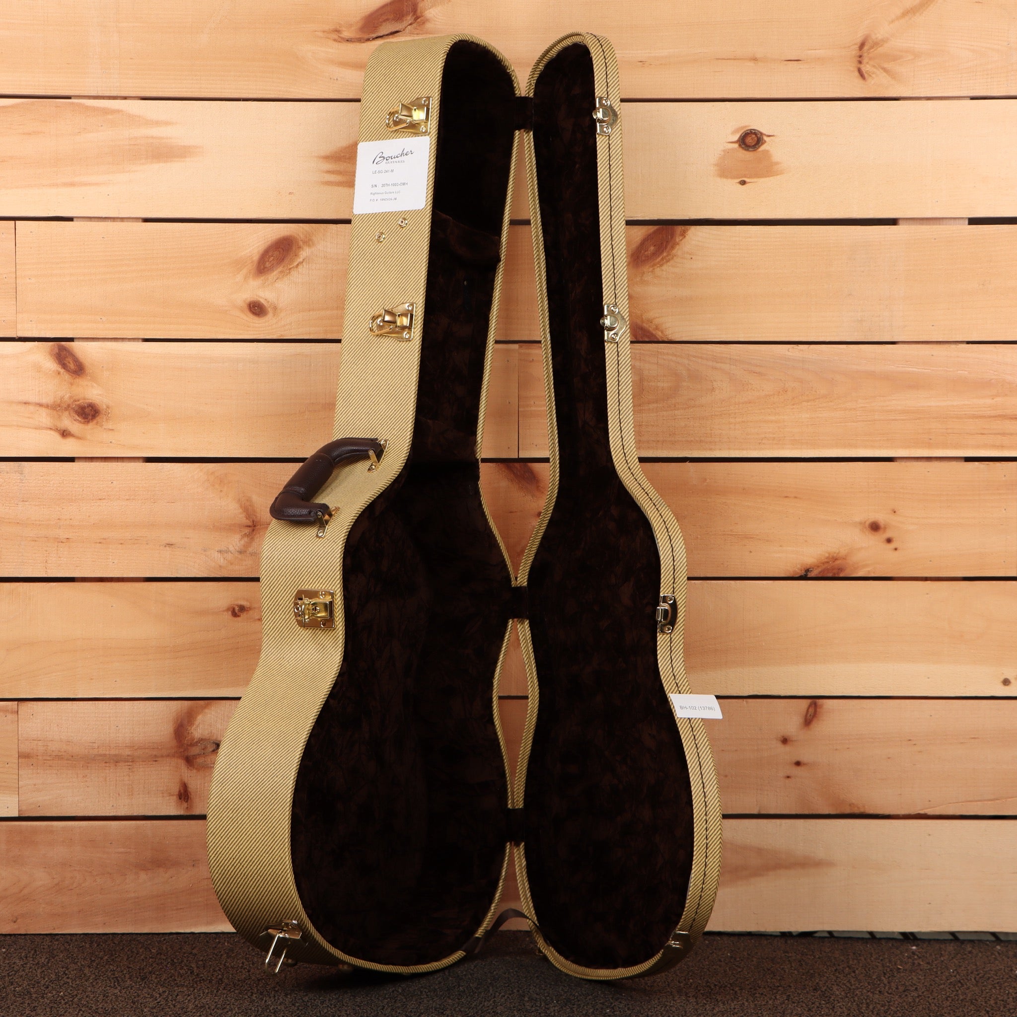Boucher Limited 20th Anniversary LESG241M acoustic guitar natural finish with gold hardware