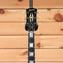Gibson 1957 Les Paul Custom Reissue electric guitar Ebony VOS with dual humbuckers and gold hardware