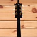 Gibson 1957 Les Paul Custom Reissue electric guitar Ebony VOS finish with gold hardware and dual humbuckers