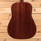 Martin D-10E dreadnought acoustic-electric guitar natural finish with mahogany back and sides